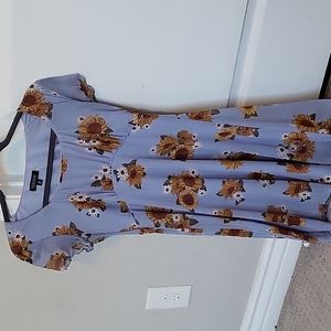 Blue Sunflower sundress